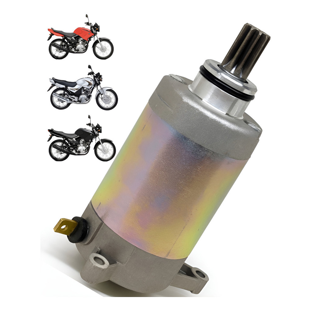 MOTOR PARTIDA YBR 125 00-08/ FACTOR 125 09-17 em Oferta na Shopee