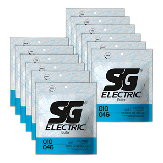12 Encordoamentos Profissional Guitarra Sg Bronze 009-012