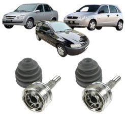 Par Kit Junta Homocinetica Gm Corsa Celta Prisma Corsa Classic Pick-Up Corsa 28 Dentes