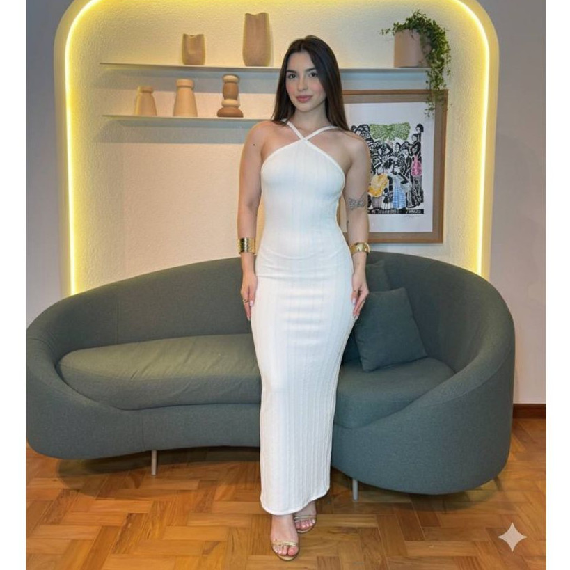 Vestido Com Decote Cruzado Talía Feminino Casual e Festas em Oferta na Shopee