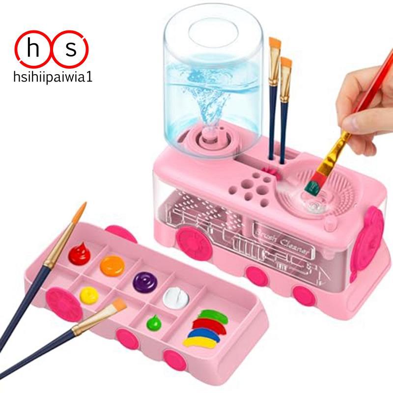 Escova De Pintura Lavadora Acessórios Ferramenta De Limpeza De Pincel Rosa