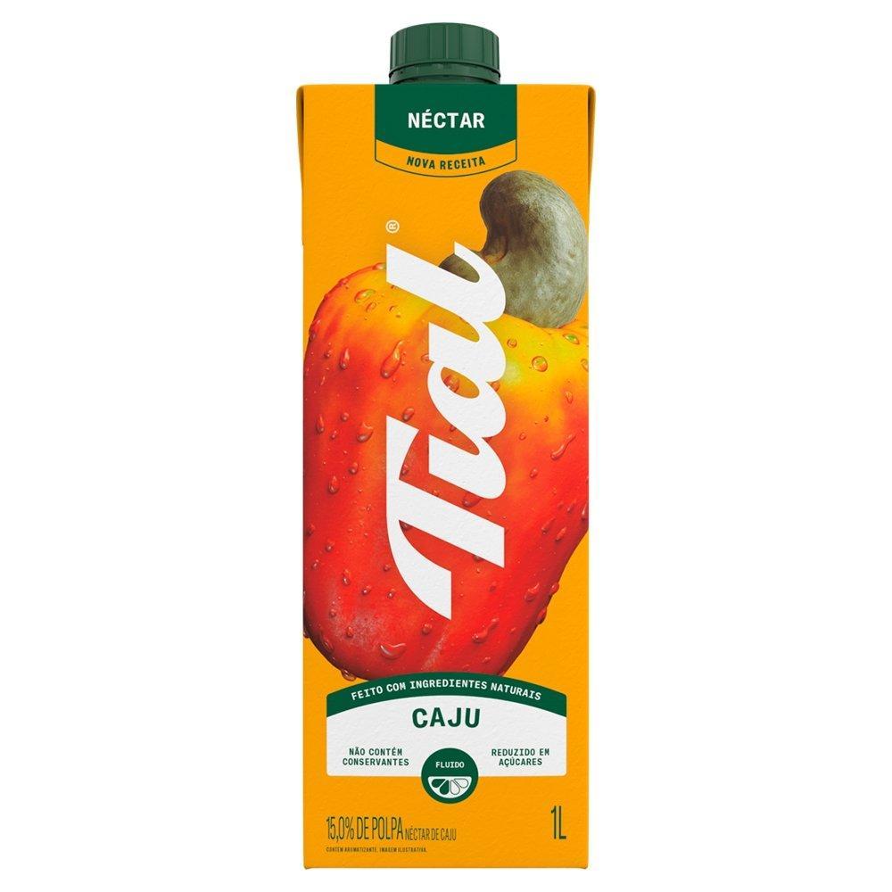 Suco Tial Nectar Caju 1L - Embalagem com 12 Unidades