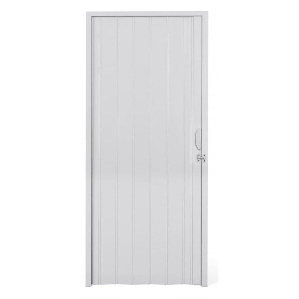 Porta Sanfonada PVC Plastilit 0,60x2,10m Cinza