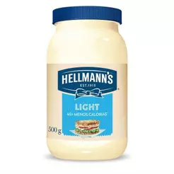 Maionese Light 500g - 12 unidades - Hellmanns