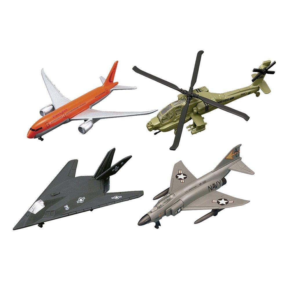Miniatura Avião Maisto 15088 Coleção 1:64 - Embalagem com 8 Unidades SORTIDO