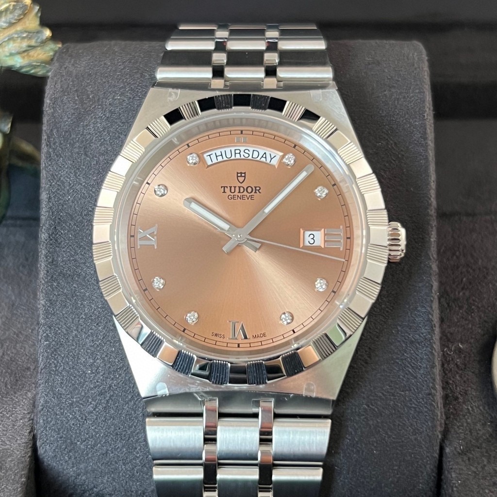 Tudor Royal Series M28600-0011 Bandeja de Pó Lazer Esportes