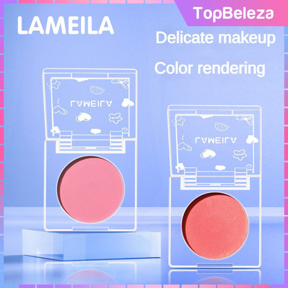 Blush LAMEILA para Iniciantes, Desenvolvimento de Cor Natural, Saúde e Beleza, Blush Nude Uniforme, Baixa 