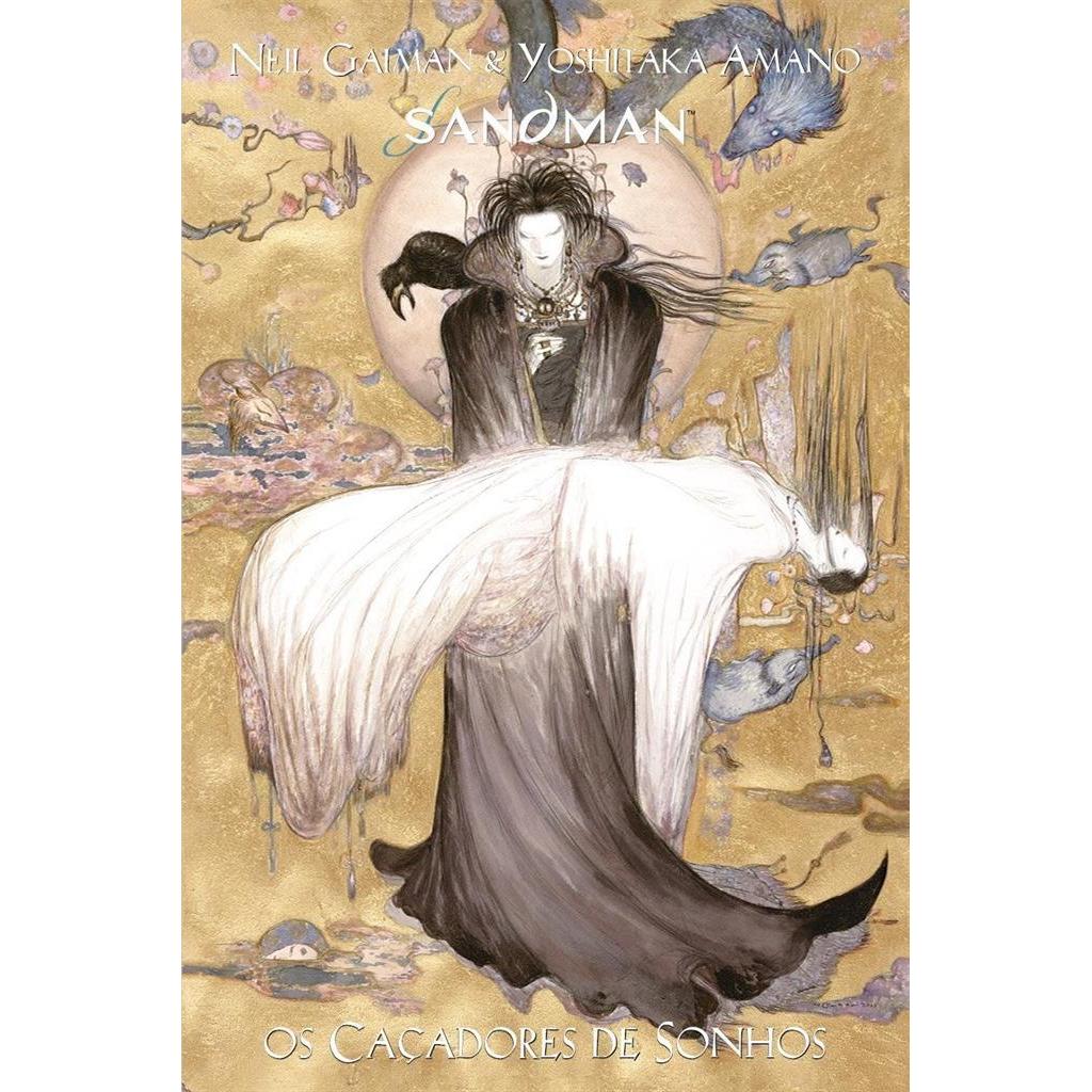 Sandman - Os caçadores de sonhos (usado) autor Neil Gaiman e Yoshitaka Amano