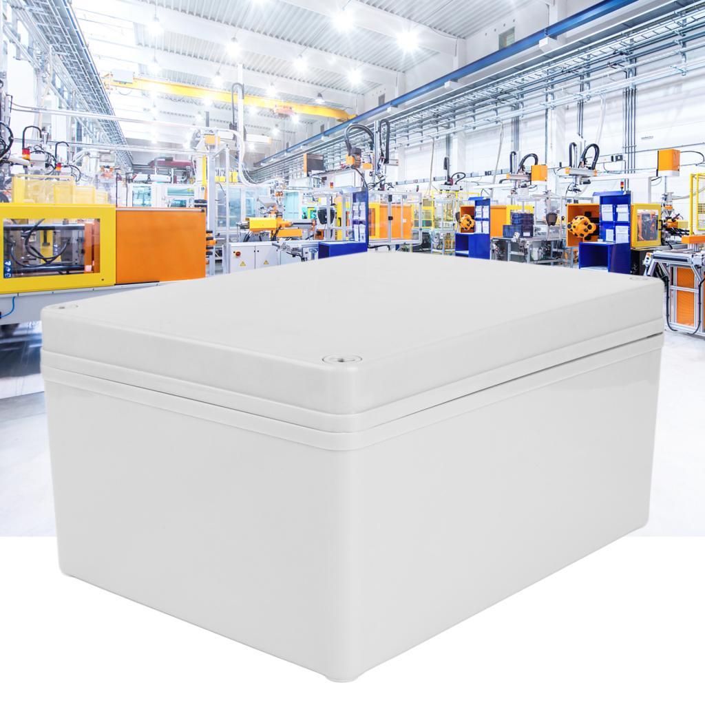 ERYUE Caixa de junção de plástico ABS elétrica externa com placa de montagem para projetos DIY Equipamento de energia