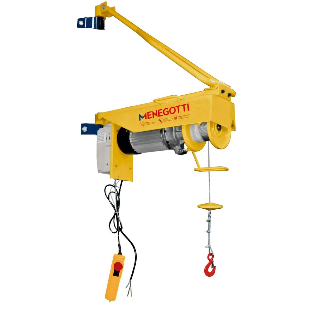 Guincho Coluna Regulavel Mgc 200 30m sem Balde com Motor Trifasico 60hz Menegotti