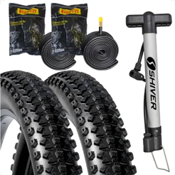 Par Pneu DSI 27.5 2.10 Igual Chaoyang Victory Bike 27.5x2.10 Cinborg + Camara de ar Pirelli Bombinha