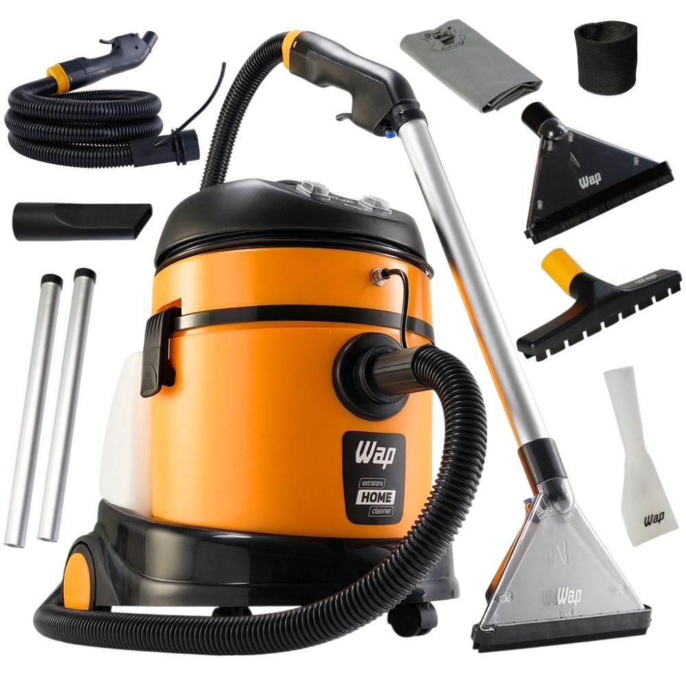 Extratora de Sujeira de Estofados Profissional Home Cleaner 20 Litros Potência 1600W Wap