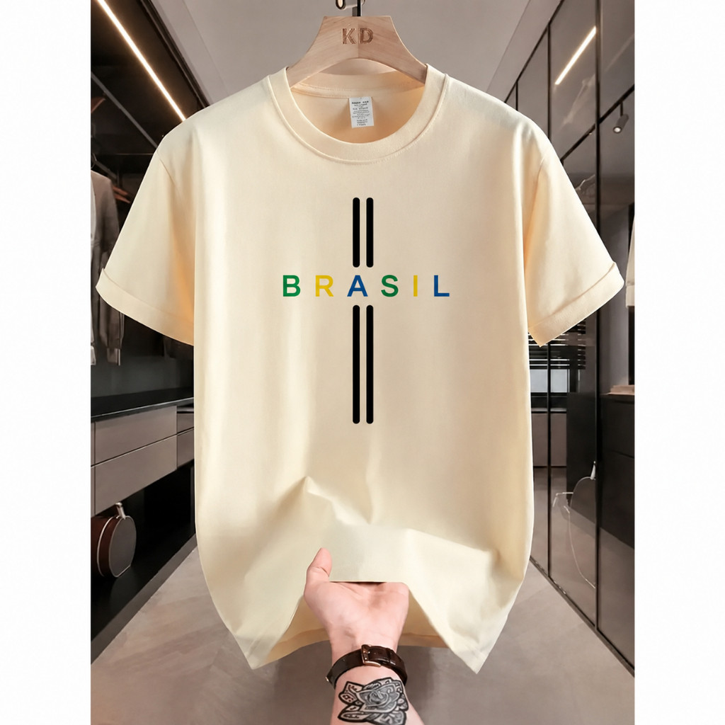 Camiseta Brasil  Masculina e Feminina Torcida Seleção Brasileira Casual  UNISSEX