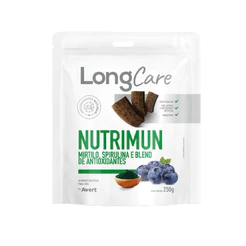 Longcare Bifinho Nutrimun Sabor Mirtilo e Spirulina Para Cães 250g - Avert