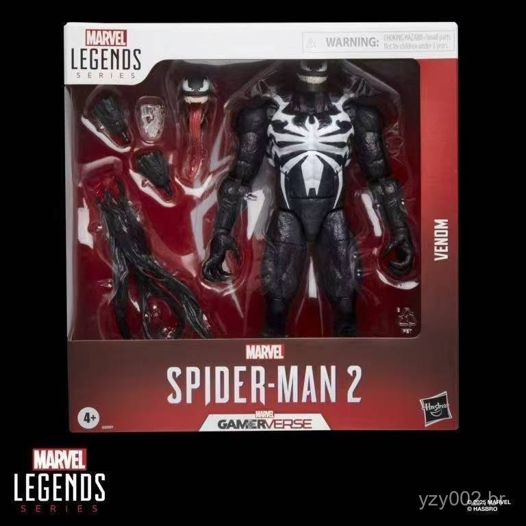 Marvel Legends Big Venom Game Marvel Spider-Man 2 Figura Humanoide Colecionável em Caixa do Filme