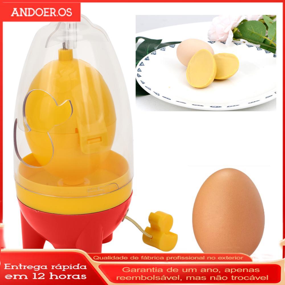 Aumotop Hand Powered Portable Golden Egg Spinner Scrambler uniforme de alta torção para entusiastas de cozinha PP