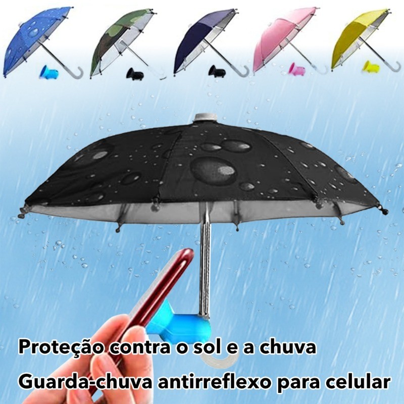 Guarda-Sol Celular Mini Carro À Prova D'água Proteção Solar Pequeno Portátil Janela Automotivo Prático