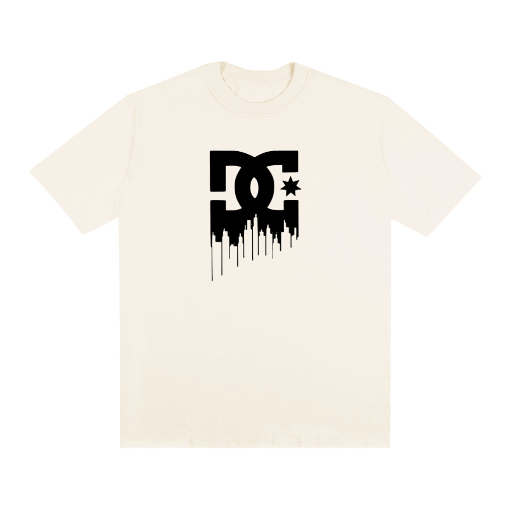 OVERSIZED Camiseta Masculina DC Shoes USA Sk8 Algodão premium Fio 30.1 tamanhos grandes camiseta dici estampada