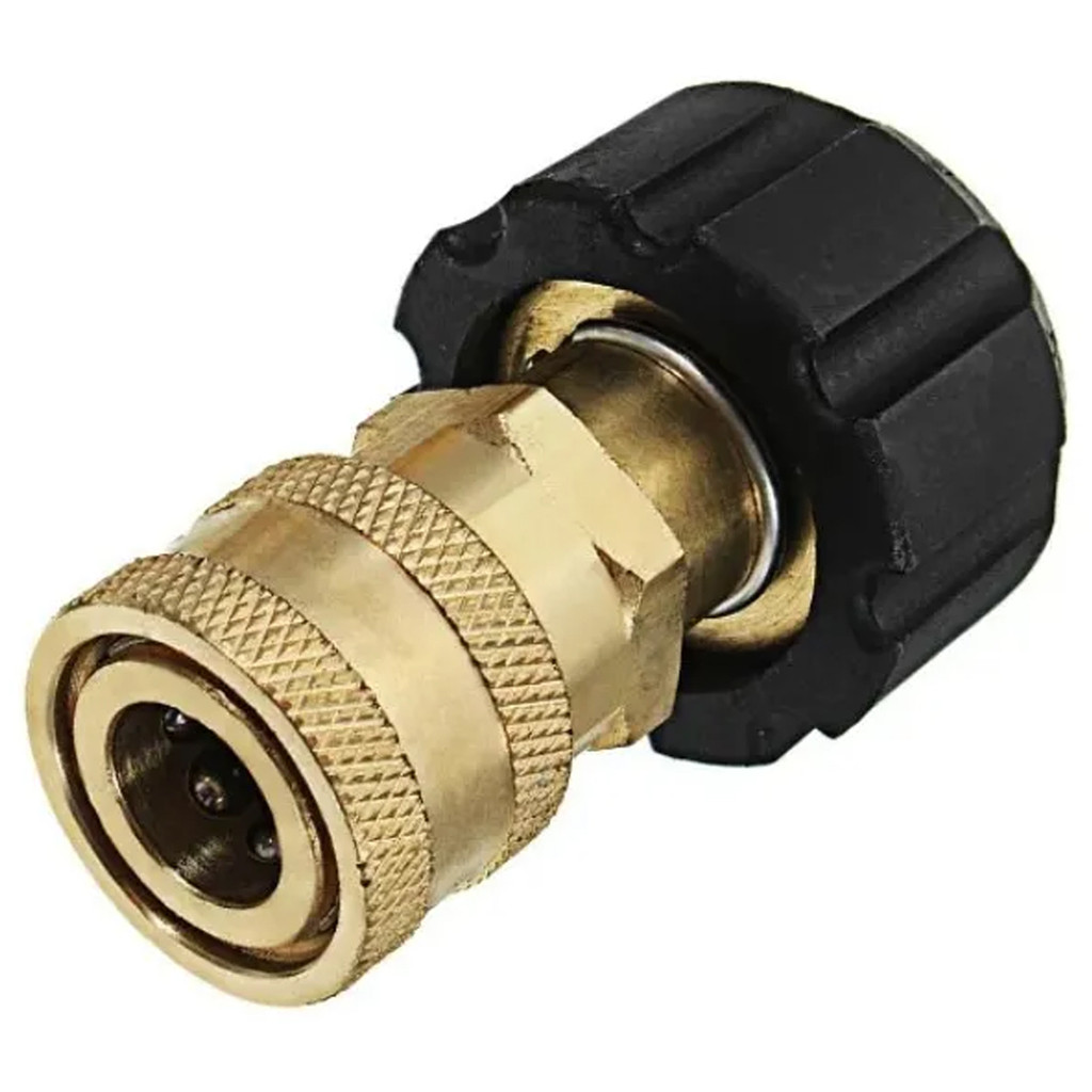 Adaptador Conector Rosca M22 fêmea pino 14mm X Engate rápido 1/4