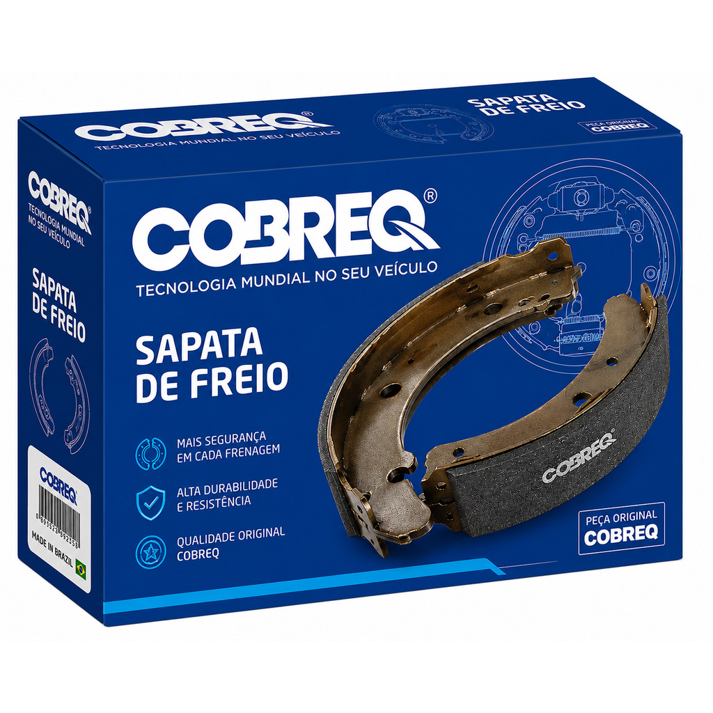 Sapata Lona Freio Volkswagen Gol 1988 A 2018 COBREQ