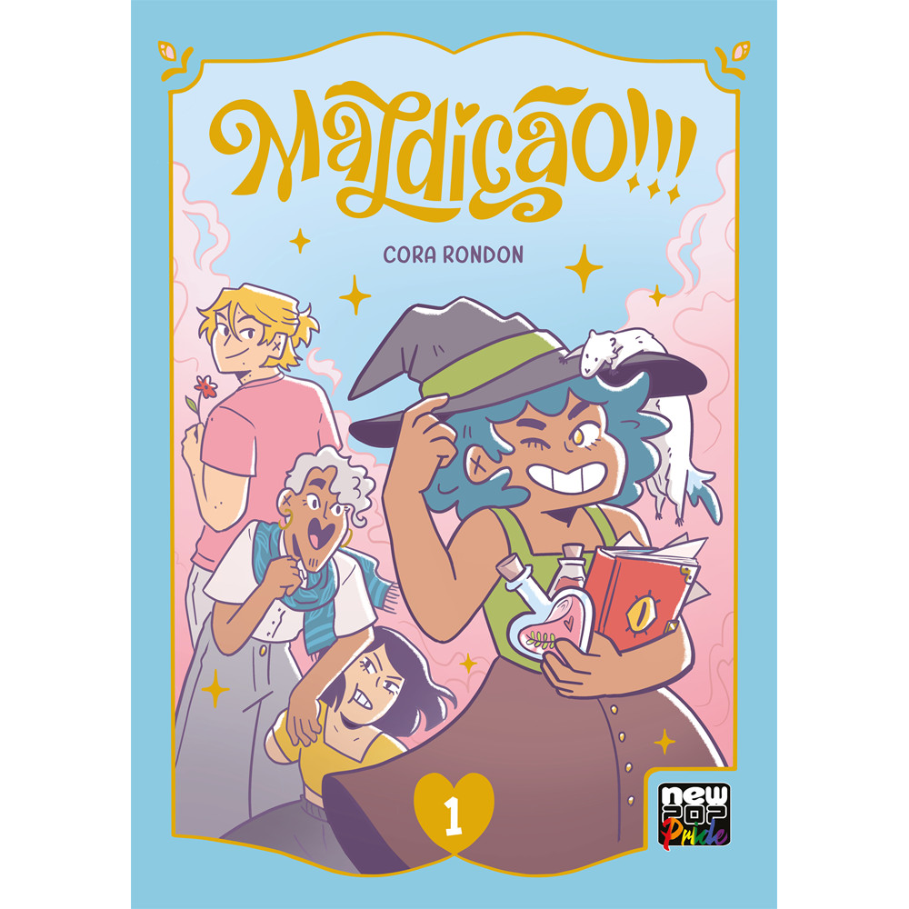 Capa do livro Comics - Maldição - Volume 01 (Full Color) - por CORA RONDON - Editora New Pop