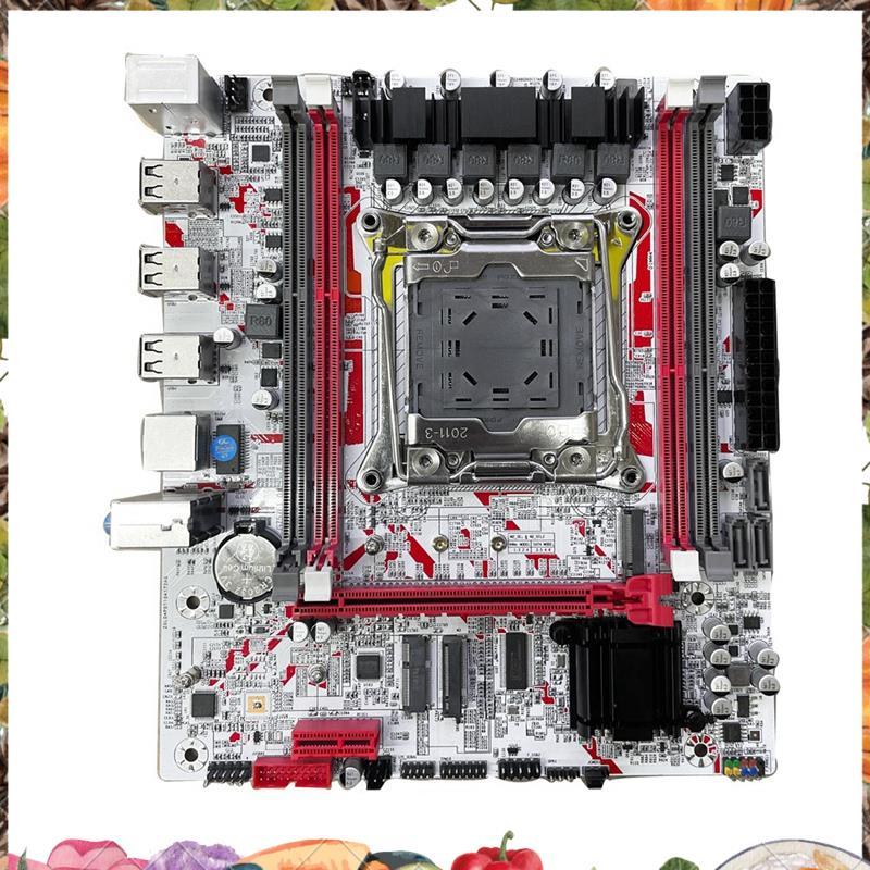 X99 Placa-Mãe LGA 2011-3 DDR3 X99G757 De Jogos De Mesa Chipset HM55 Suporta Chip E5 2666/2673/2676/2678/2696 V3 CPUs