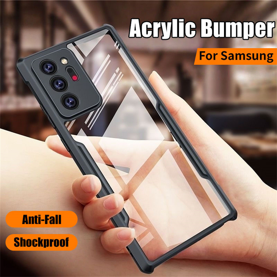 Capa Capinha Acrílico à Prova de Choque Para Samsung Galaxy A07 A17 A37 A57 A27 A16 A26 A36 A56 A17 A15 A25 A35 A55 A54