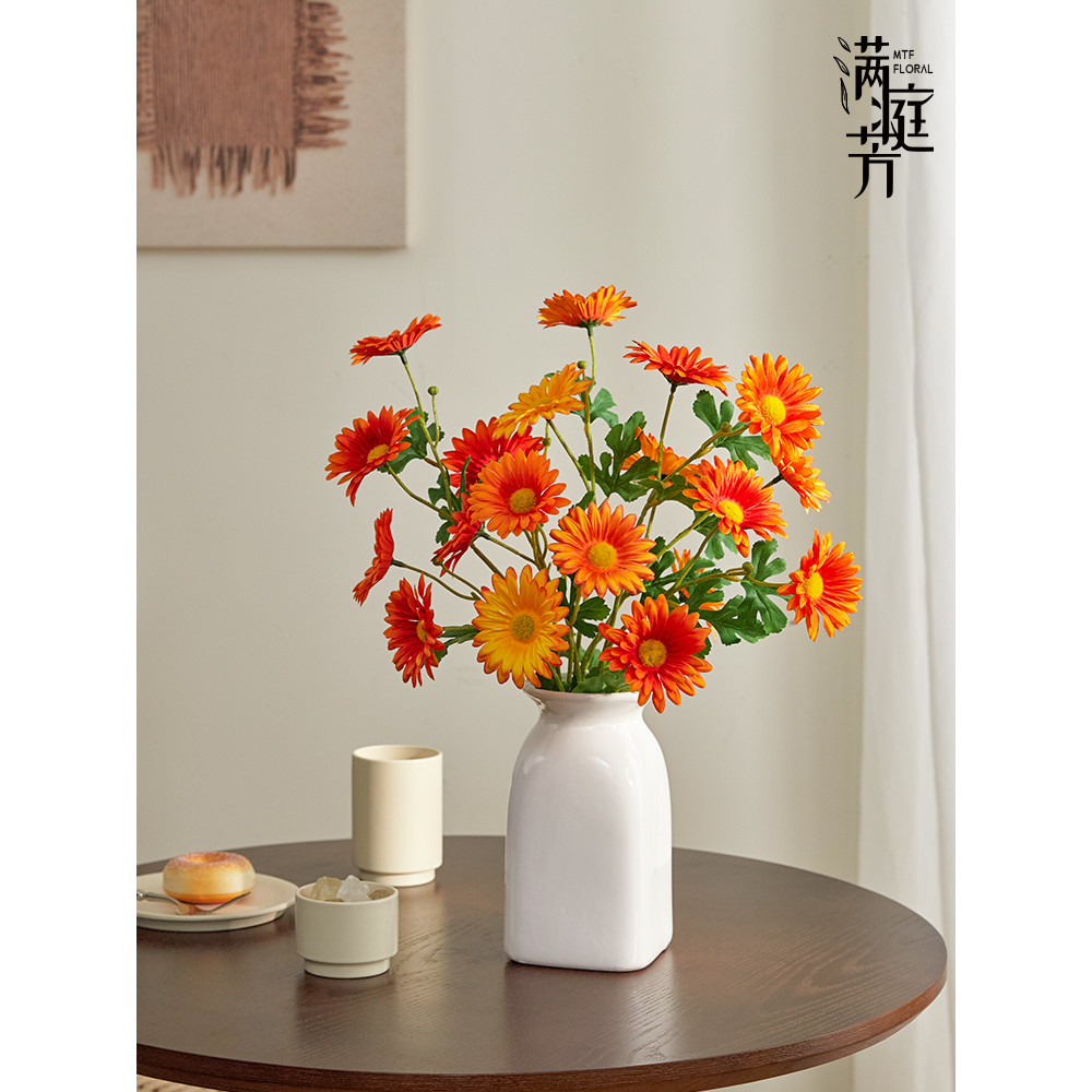 Quente Sol Margarida Simulação Decoração de flores Decoração de sala de estar Decoração de flores falsas Arte de flores 