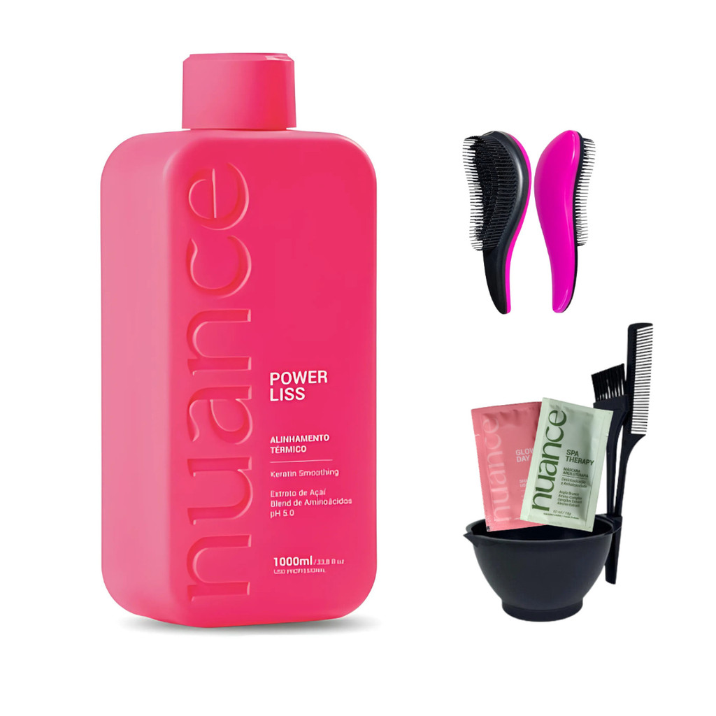 Selagem Escova Progressiva Power Liss Nuance 1L Antifrizz