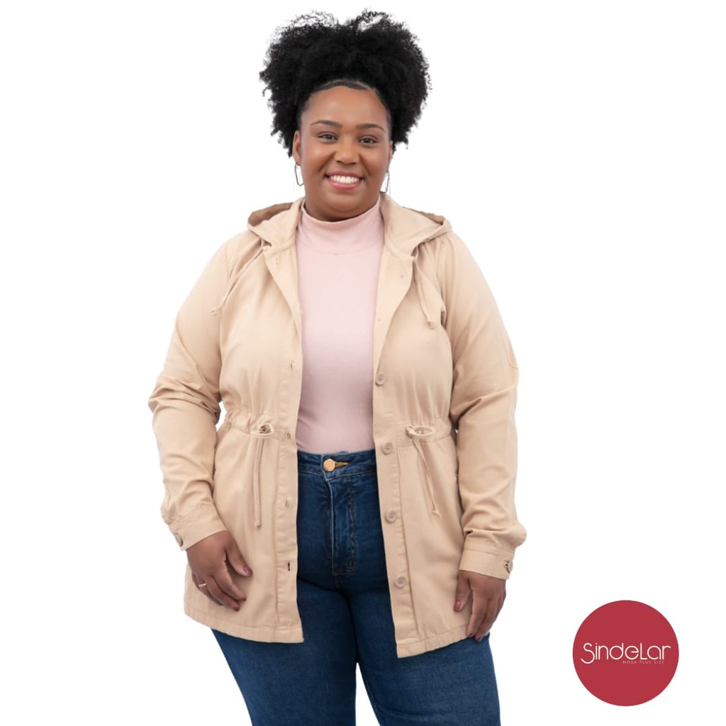 PARCA NUDE CAPUZ PLUS SIZE ATÉ O G4 CAMBOS
