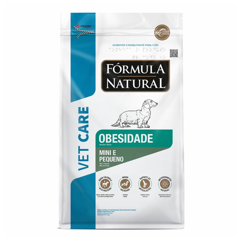 Ração Seca Fórmula Natural Vet Care Obesidade para Cães Portes Mini e Pequeno em Oferta na Shopee