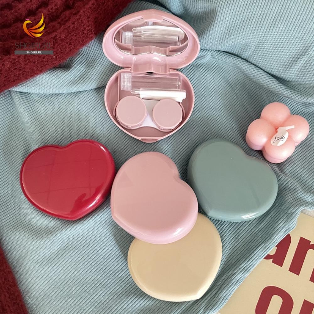 Caixa De Lentes De Contato SHGIRLRL , Com Pinça Espelhada , Kit Portátil De Ferramentas Para Olhos , Mini Suporte Cuidad em Oferta na Shopee
