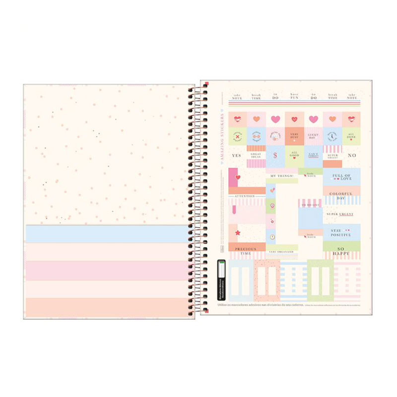 Caderno espiral capa dura universitário 1x1 80 folhas Soho Tilibra · foto 2