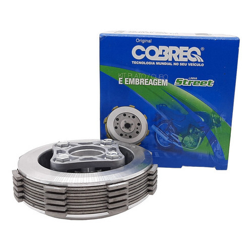 KIT EMBREAGEM COMPLETA COBREQ ( 0001-KE ) HONDA TITAN 125 00 A 04 / FAN 125 05 A 08 em Oferta na Shopee