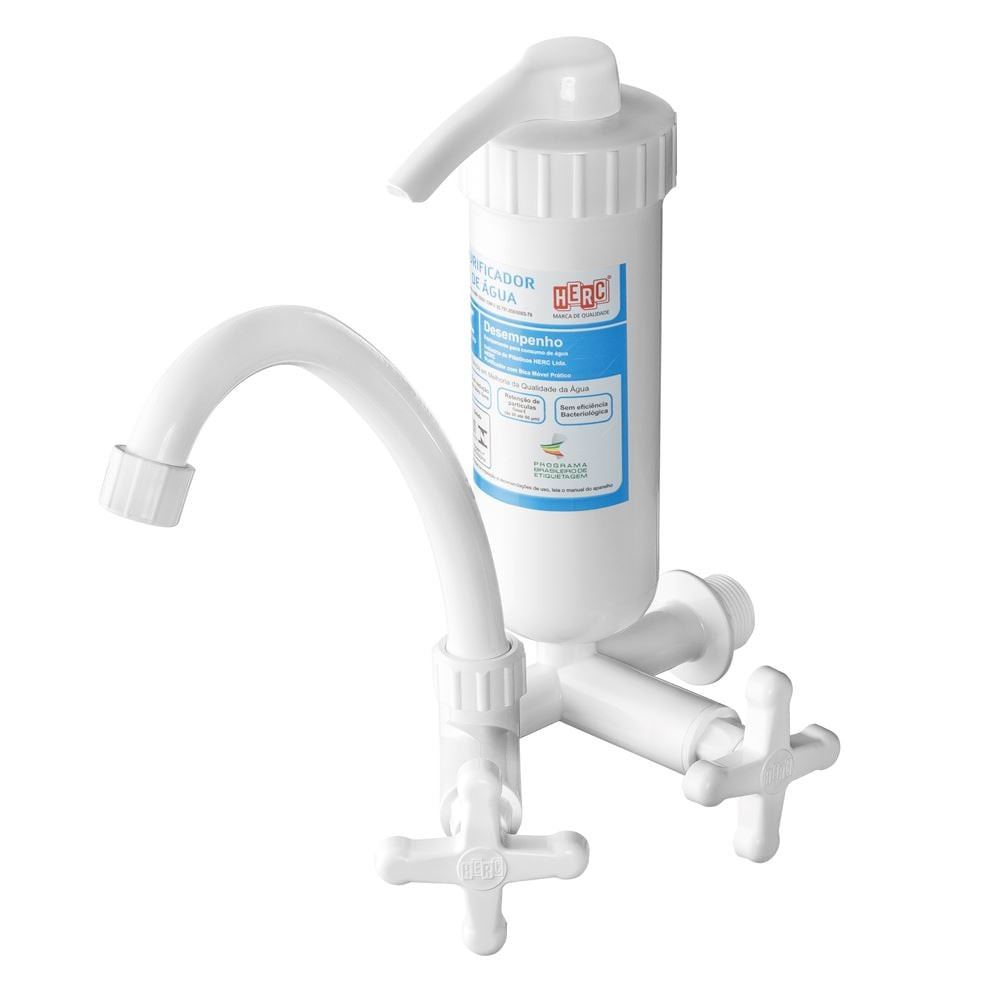 Purificador De Parede Bica Móvel E Filtro 2886 Herc