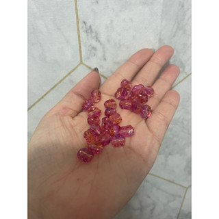 miçanga rosa feijão diferente com 100 ou 200 peças em Oferta na Shopee