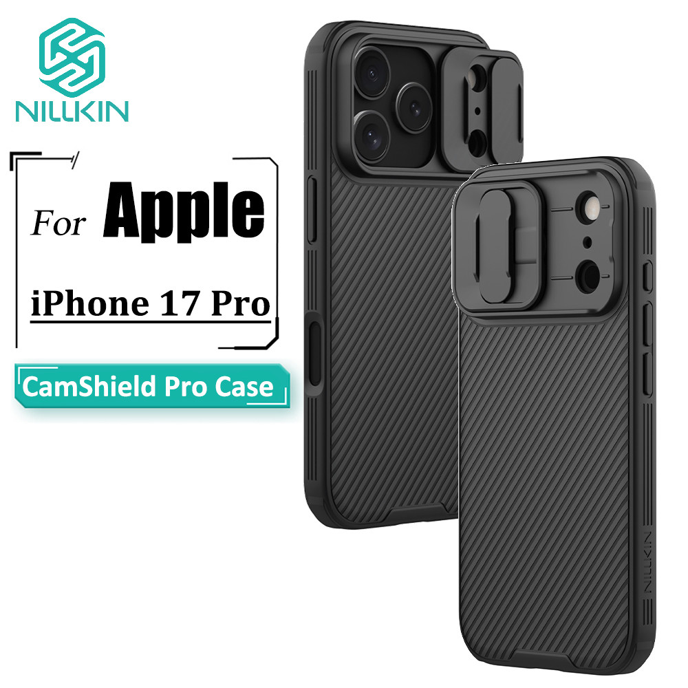 Nillkin Para iPhone 17 Pro 6.3 ′ Caso CamShield Câmera Slider Proteção Capa Traseira À Prova De Choque