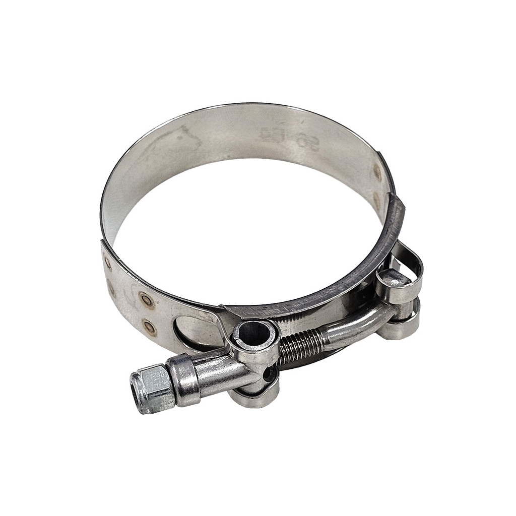 Abraçadeira Metal Horse 100% Inox tipo T / Tucho / T-Clamp para mangotes de 2" polegadas (56-64mm)