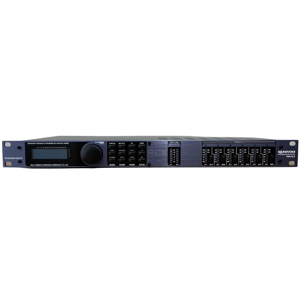 Processador de Áudio Profissional Sound Voice PSD-6.0