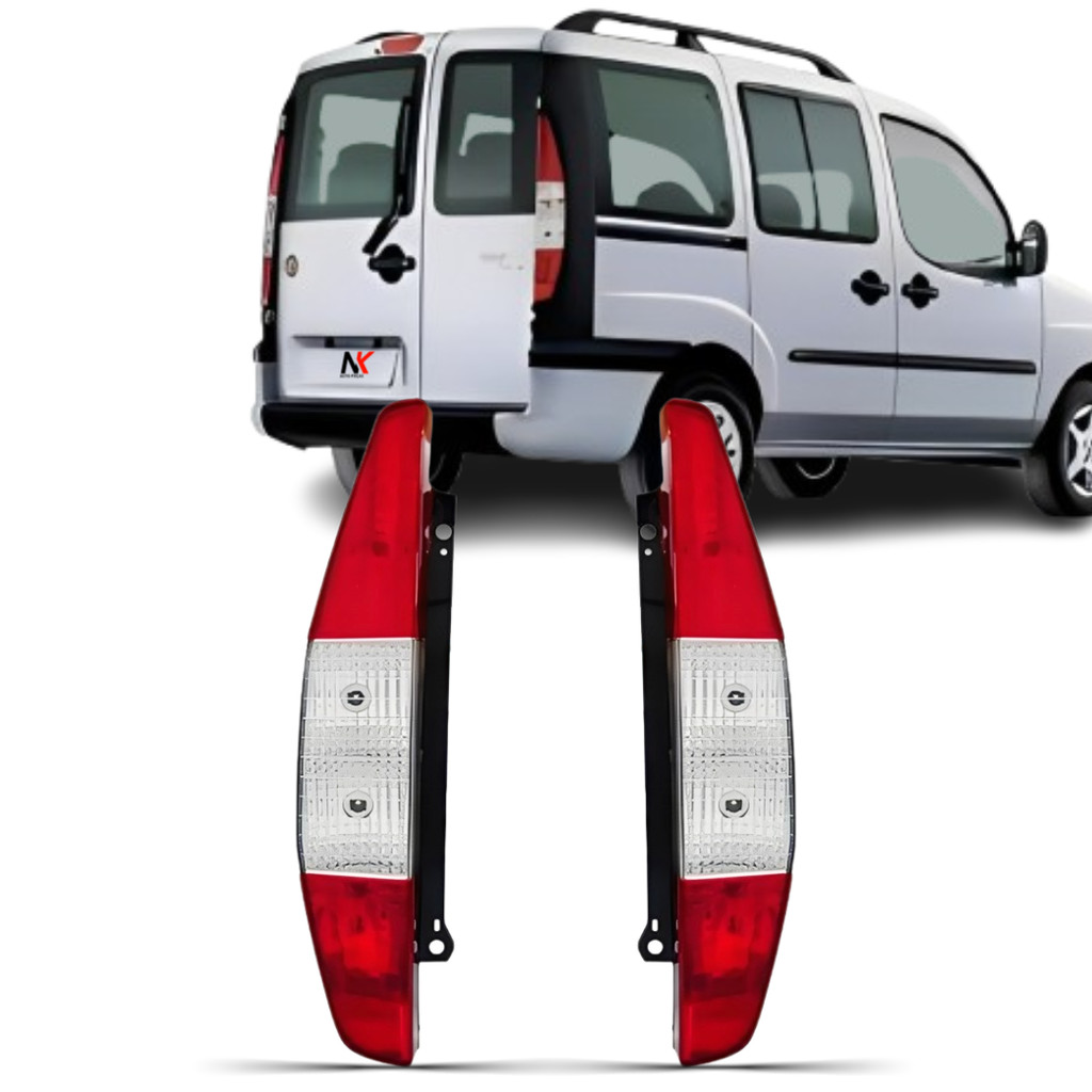 Par/Un Lanterna Traseira Doblo 2001 2002 2003 2004 2005 2006 2007 2008 2009 Mold. Original Sinaleira