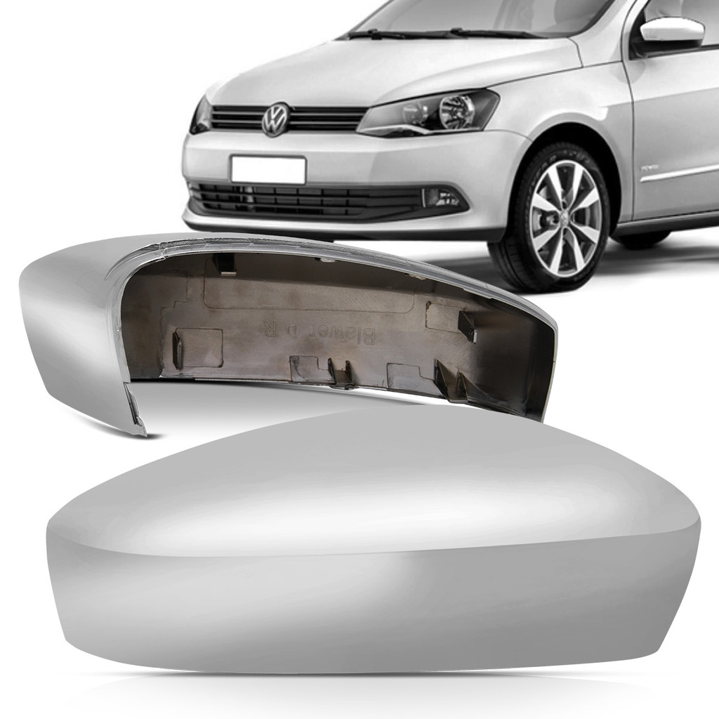 Capa Retrovisor Gol G6 2012 2013 2014 2015 2016 Cromada