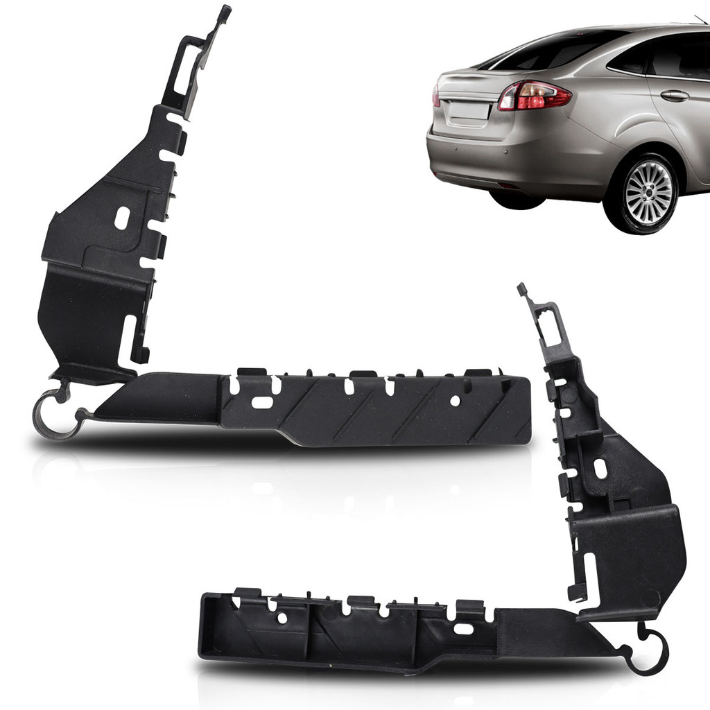 Suporte Guia Parachoque Traseiro Fiesta Sedan 2003 2004 2005 2006 2007 2008 2009 2010