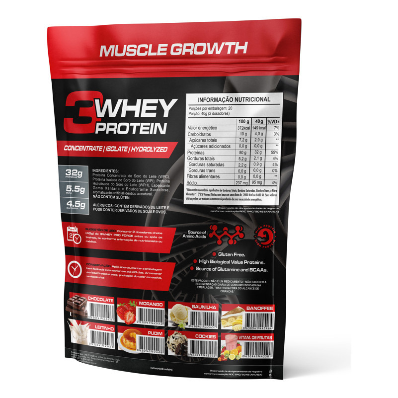 Whey Protein Com 32g De Proteína 2kg - Pro Force Nutrition · foto 2