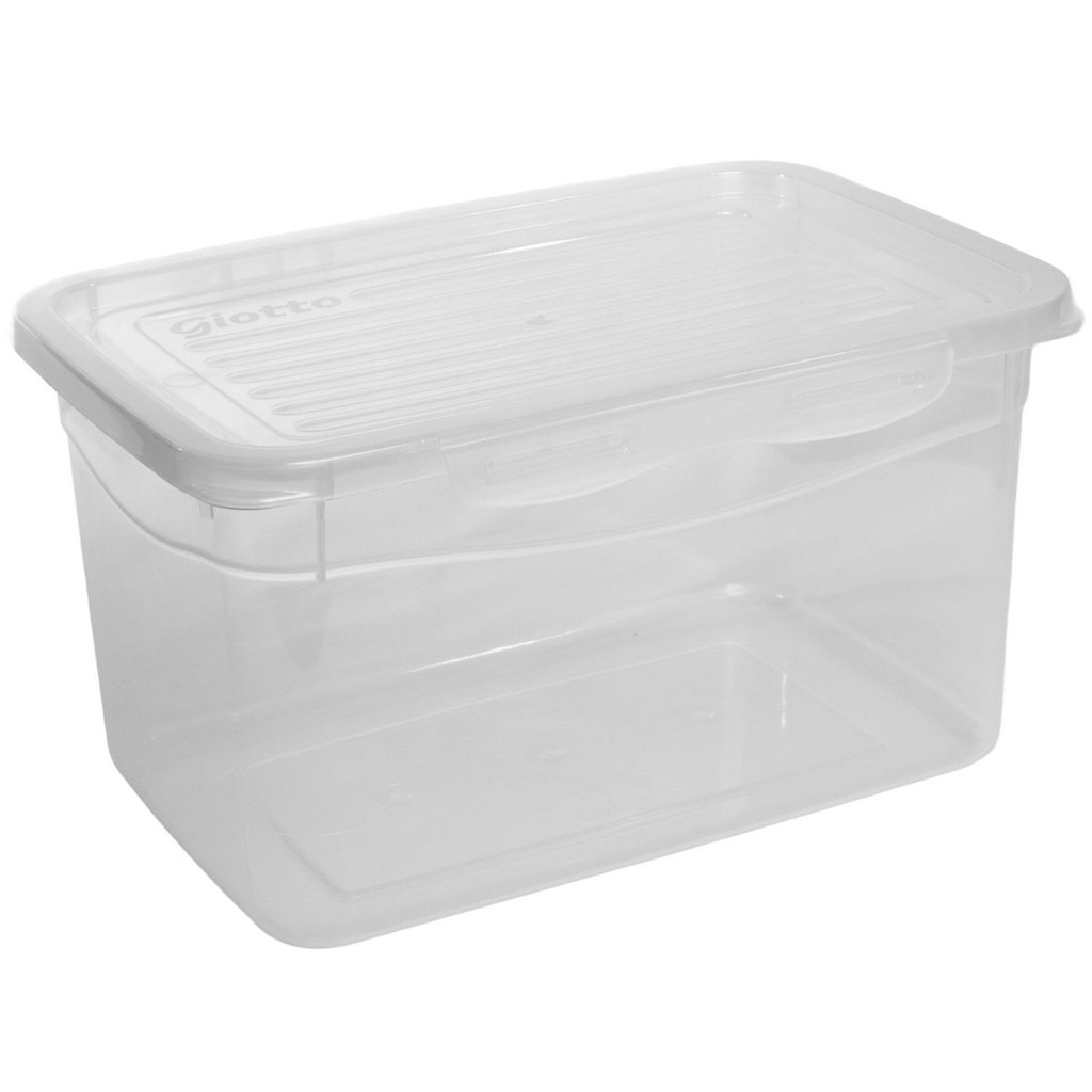 Pote Com Tampa e Trava 4,4L Transparente Unidade em Oferta na Shopee