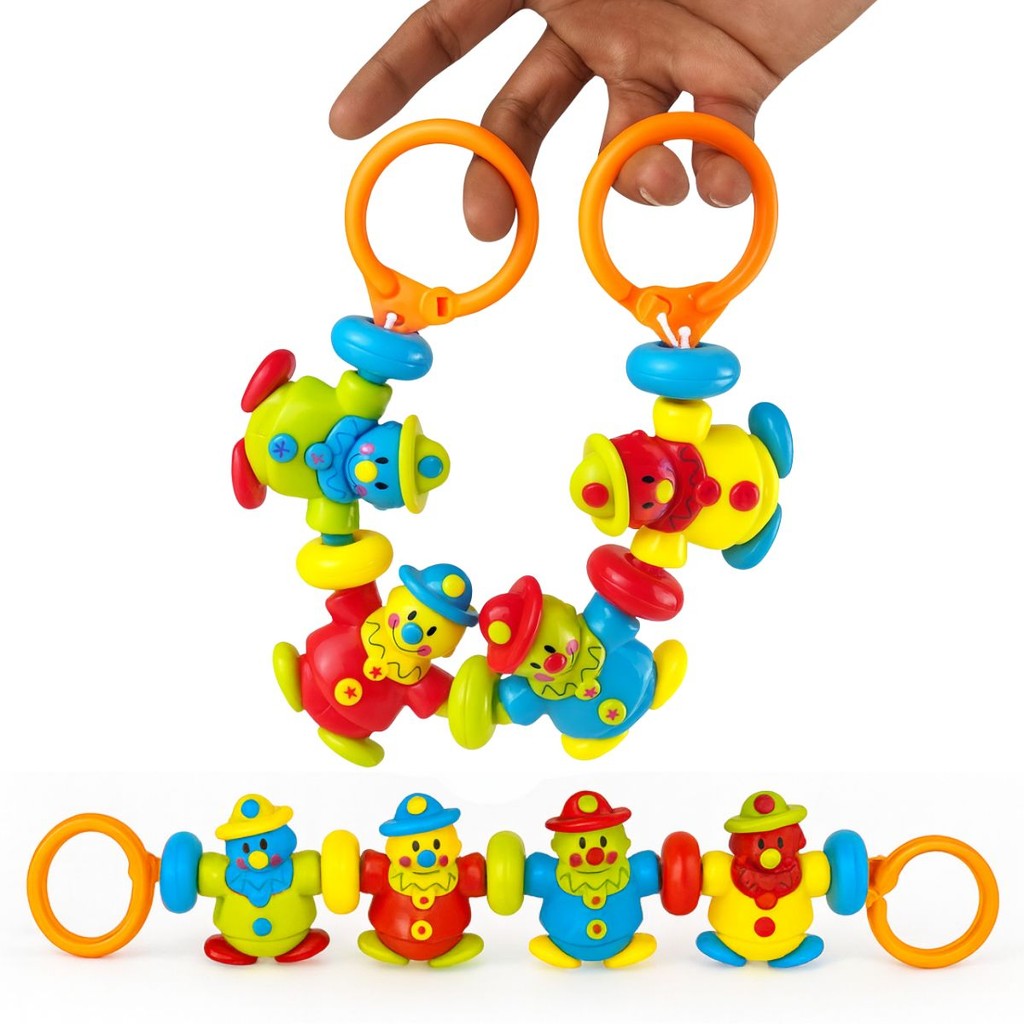 Móbile para carrinho berço bebê conforto barulho Chocalho em Oferta na Shopee