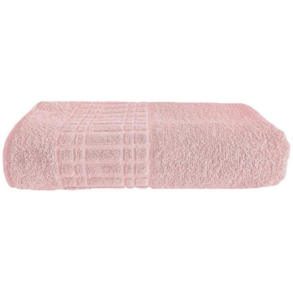 Toalha Banho Grande Nanosoft 100% Algodão 70x130Cm Rose em Oferta na Shopee