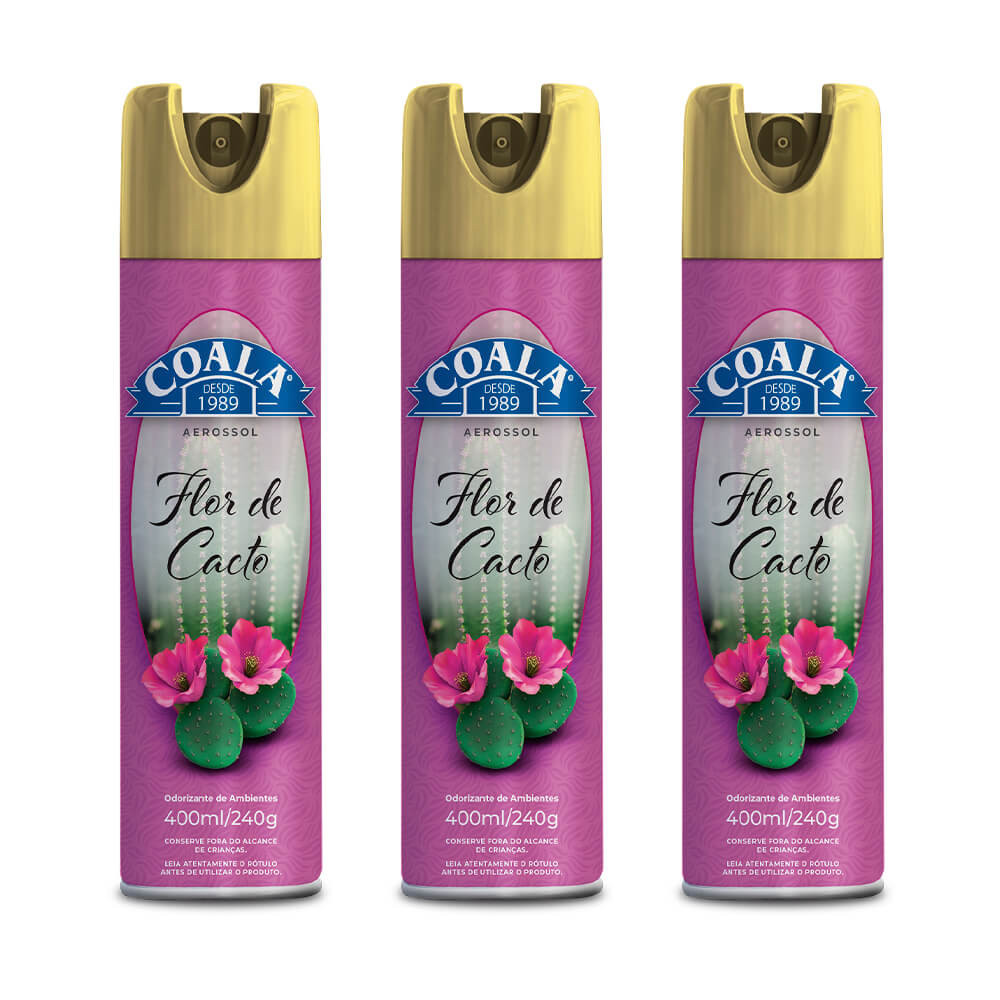 Kit Coala 3 Aerossol - Flor de Cacto
