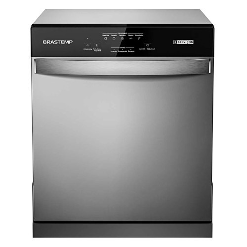 Lava Louças Brastemp BLF08BS 8 Serviços Compacta com Ciclo Pesado em Oferta na Shopee