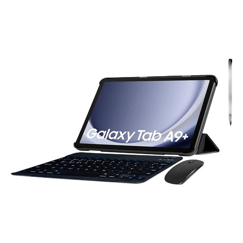Capa Teclado Br Mouse P/ Galaxy Tab A9+ 11.0 X210 X215 X216