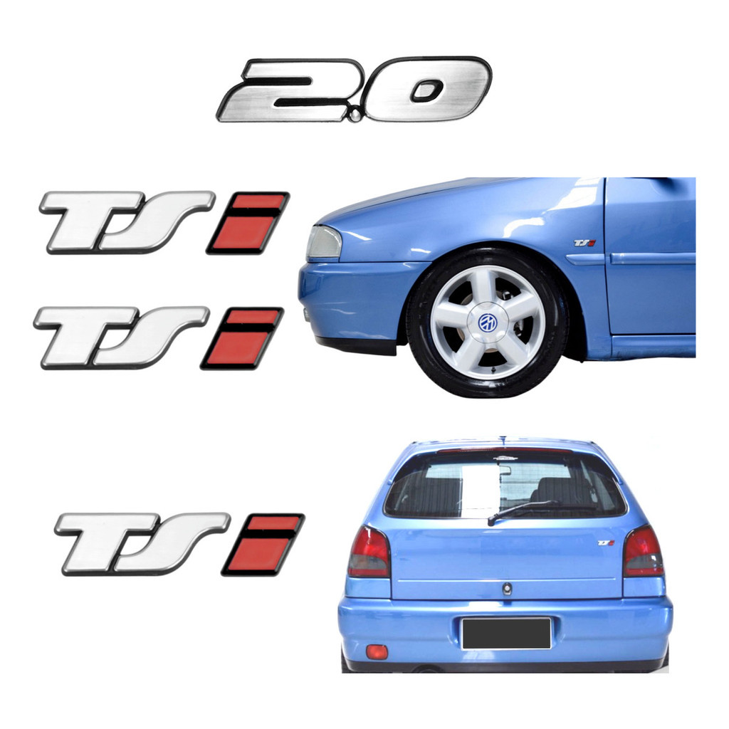 Emblemas Tsi 2.0 + Laterais Tsi - Gol Bola G2
